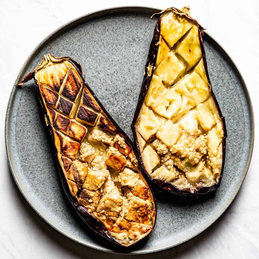 Grilled eggplant